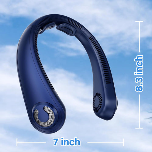 Neck Fan | Rechargeable Wearable Personal Cooling Fan for Home, Gym & Travel