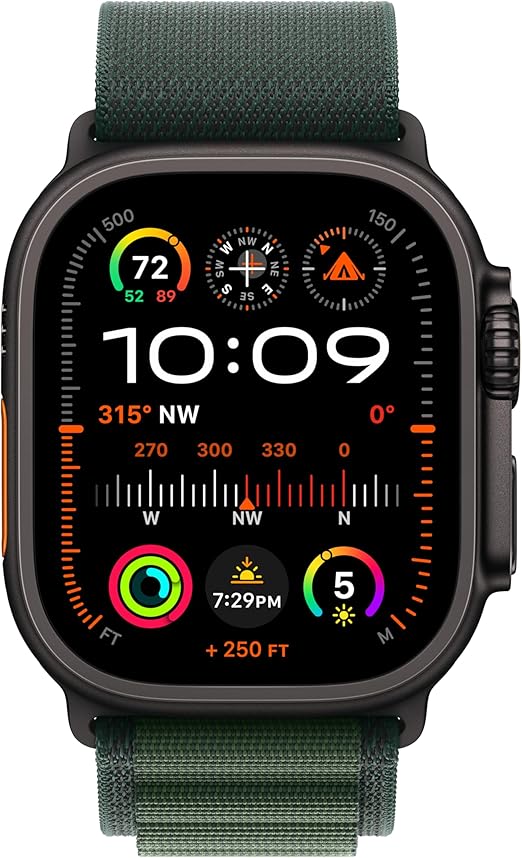 Apple Watch Ultra 2 | GPS + Cellular 49mm Titanium Case with Alpine Loop – Renewed
