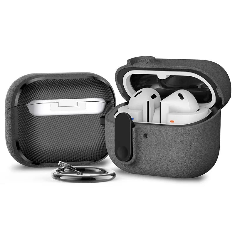 Samsung Galaxy Buds 3 Pro Clear Case | Carabiner & Cleaner Kit Transparent TPU Protective Cover