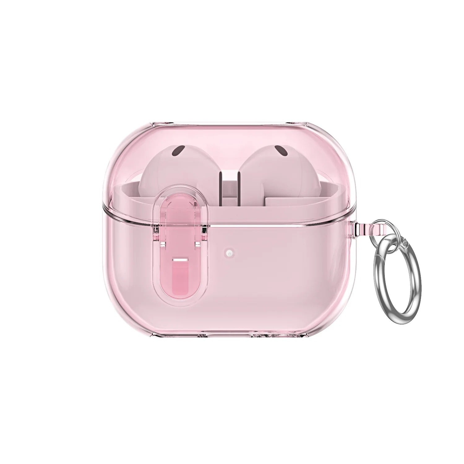 Samsung Galaxy Buds 3 Pro Clear Case | Carabiner & Cleaner Kit Transparent TPU Protective Cover