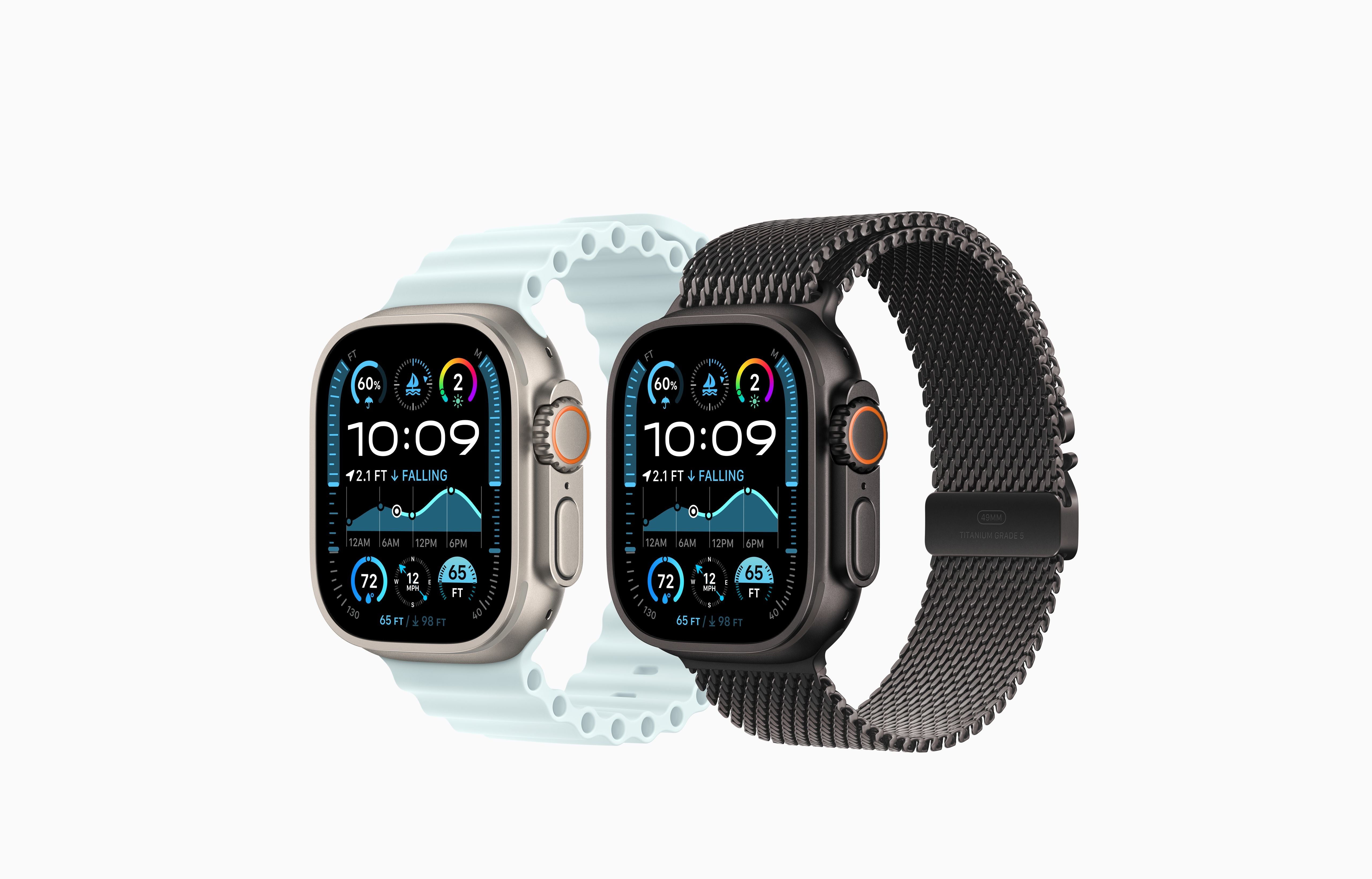 Apple Watch Ultra 2 | GPS + Cellular 49mm Titanium Case with Alpine Loop – Renewed